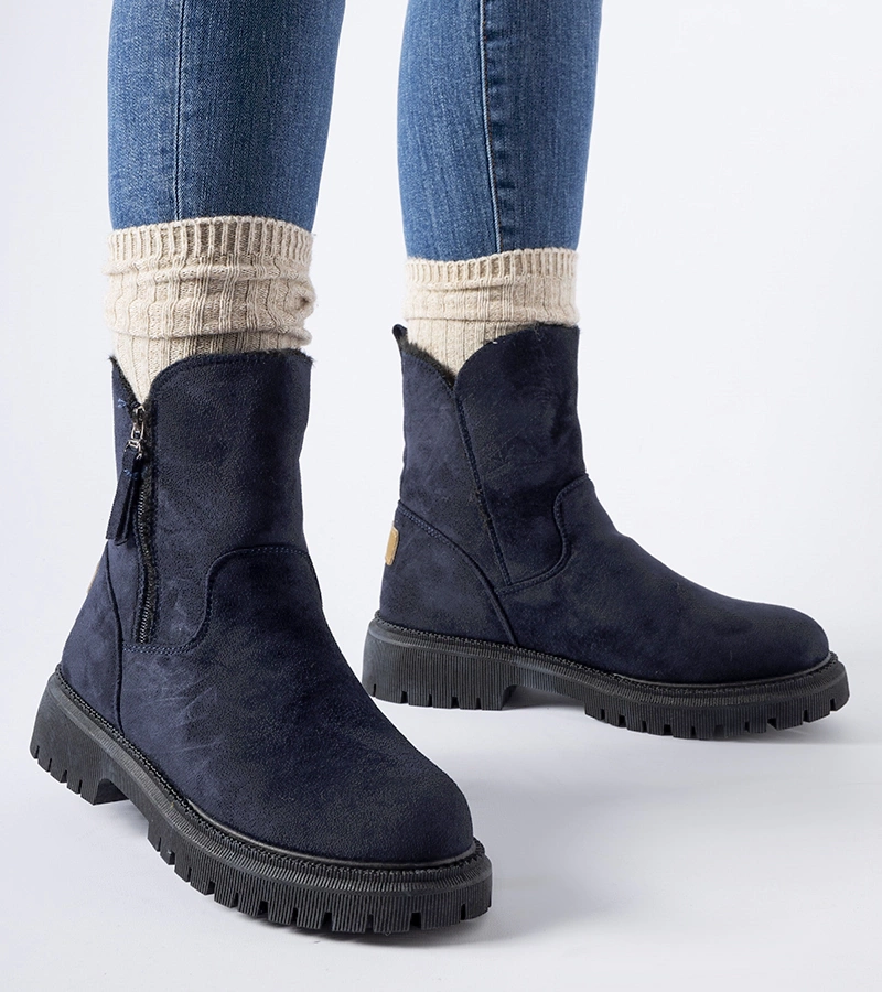 Temně modré zateplené boty Prospect