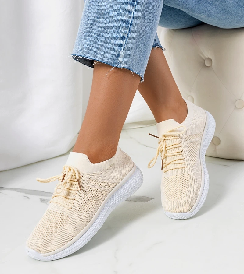 Béžové sportovní tenisky Michaela