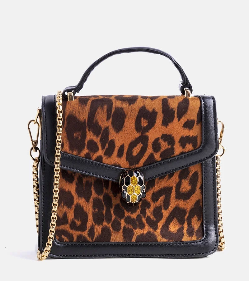 Černohnědá poštovní taška Kelley