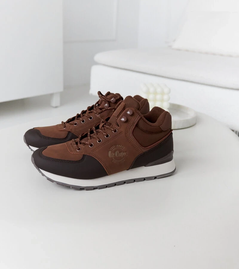 Hnědé tenisky Lee Cooper LCJ-23-31-3059M