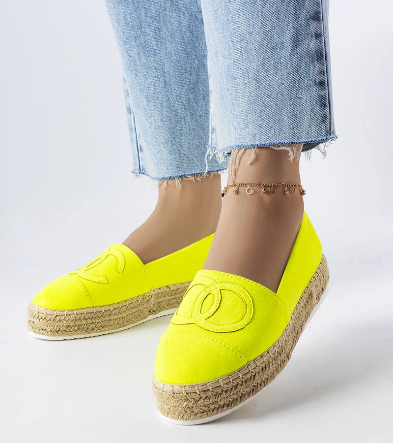 Neonové espadrilky na platformě od společnosti Southfield
