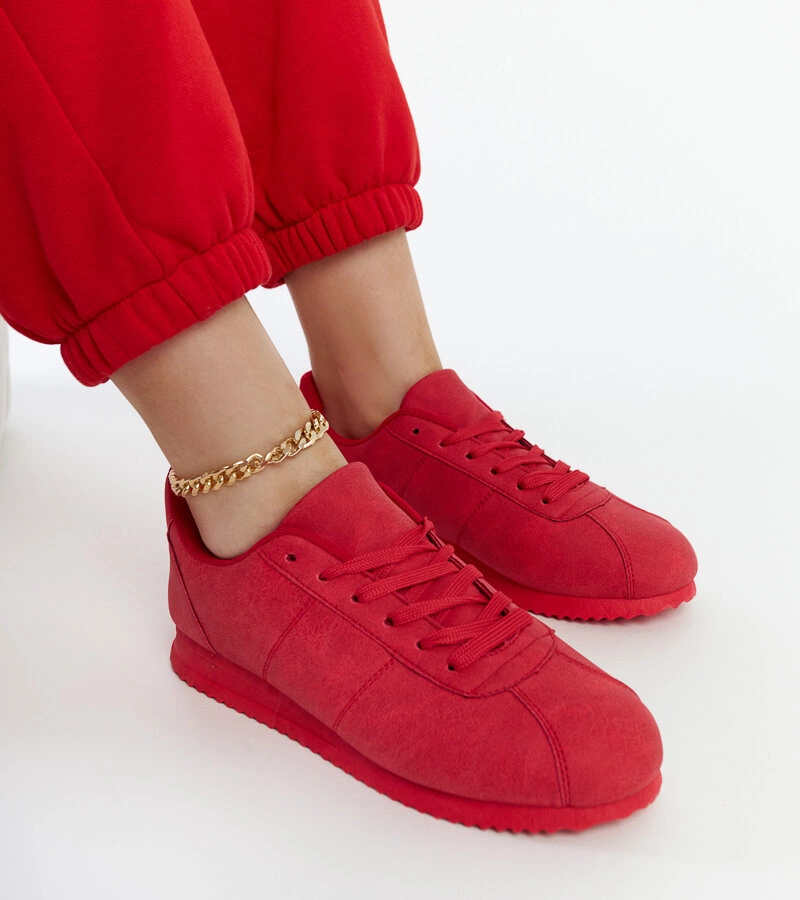 Červené sportovní polobotky Noorah