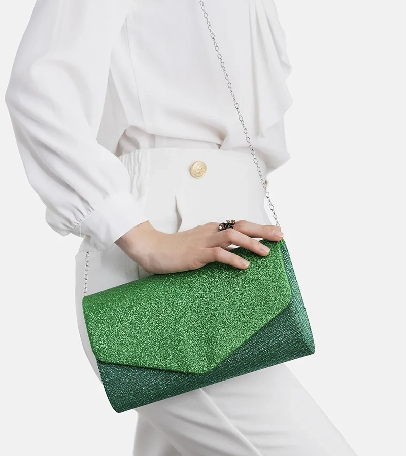 Zelená obálková taška Sepi