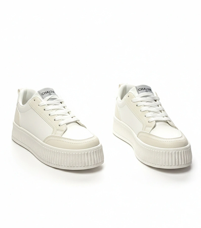 Bílé tenisky na platformě Solange