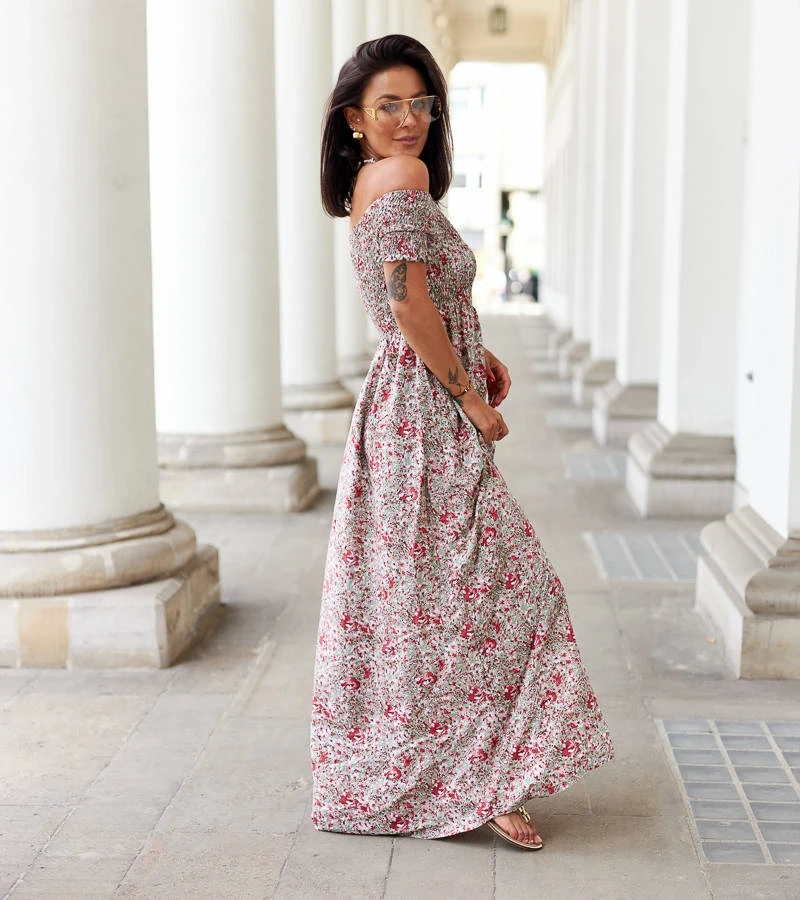 Bottidda pink crinkle dress