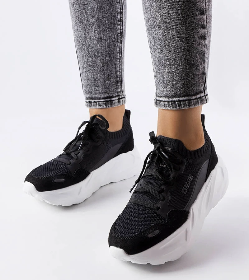 Černé tenisky Big Star JJ274603