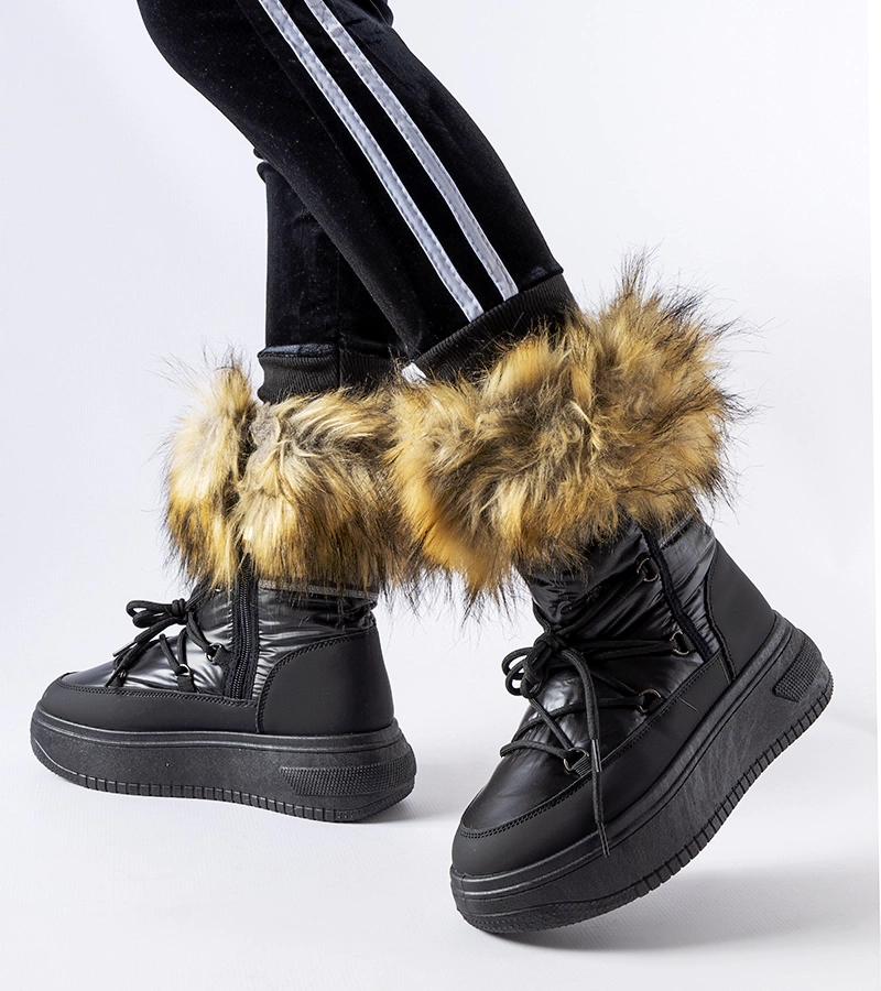 Černé dámské sněhule Cavargna