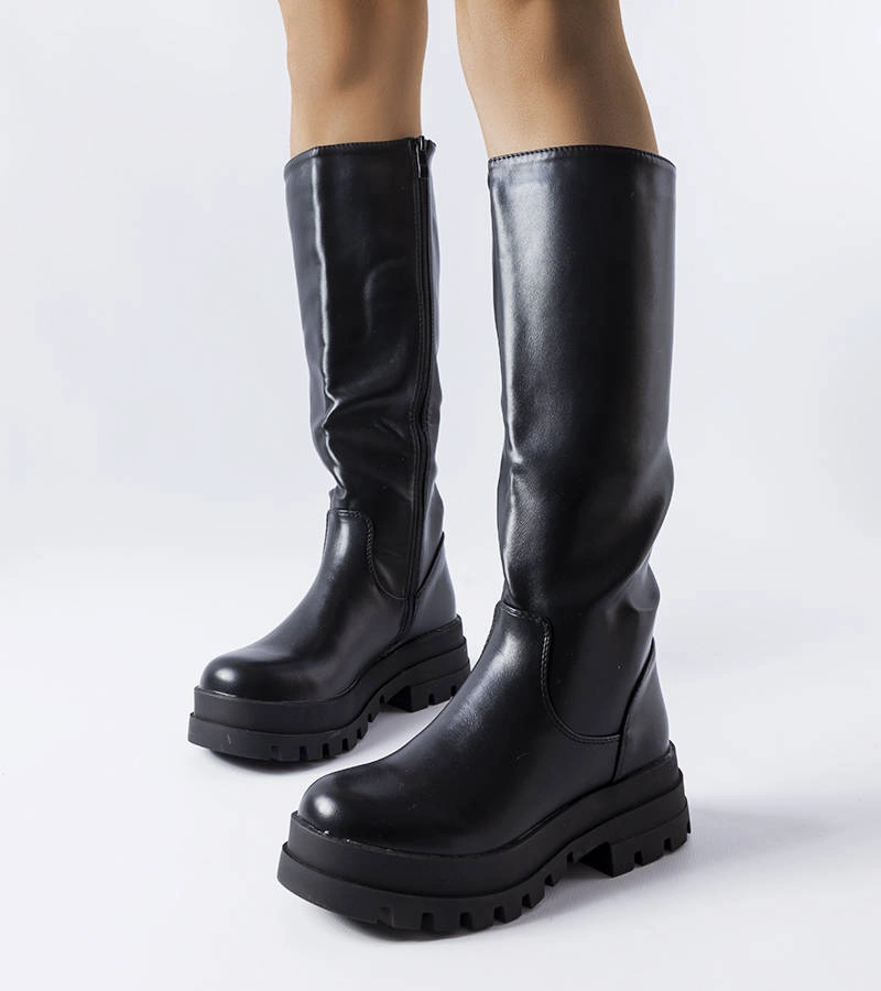 Černé zateplené boty Stanis