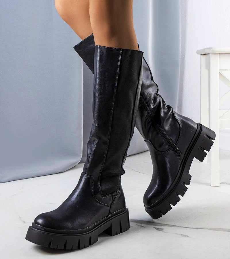 Černé zateplené boty Mezzo