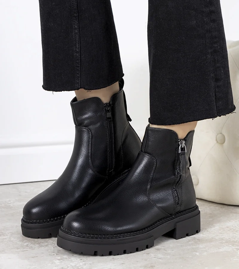 Black boty dámské Victorine