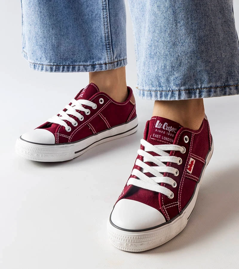 Bordó tenisky Lee Cooper LCW-22-31-0864L