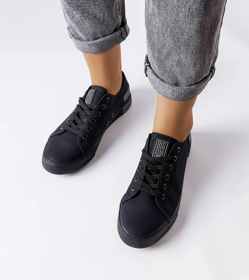 Černé tenisky Big Star LL274038