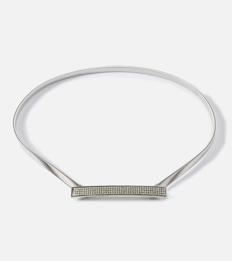 Stříbrný elastický pásek s cyrkony Bartolo