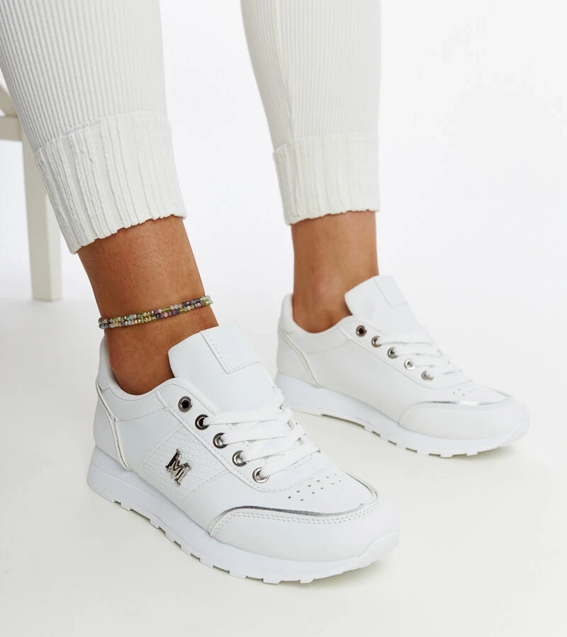 Bílé tenisky na tlusté podrážce Kincheloe