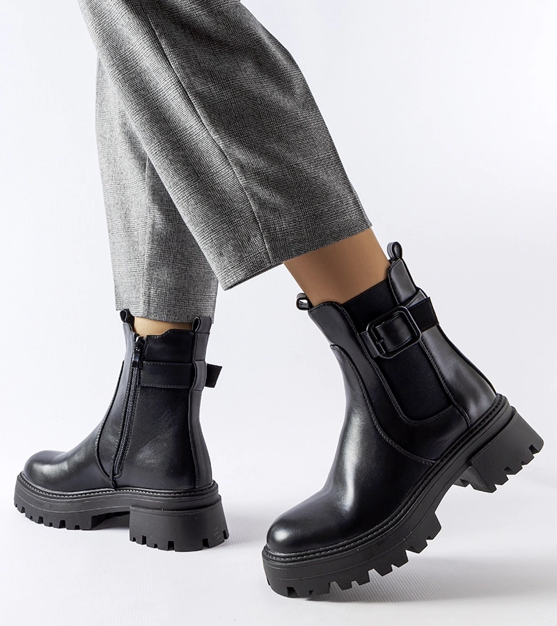 Černé zateplené trapery Parolise