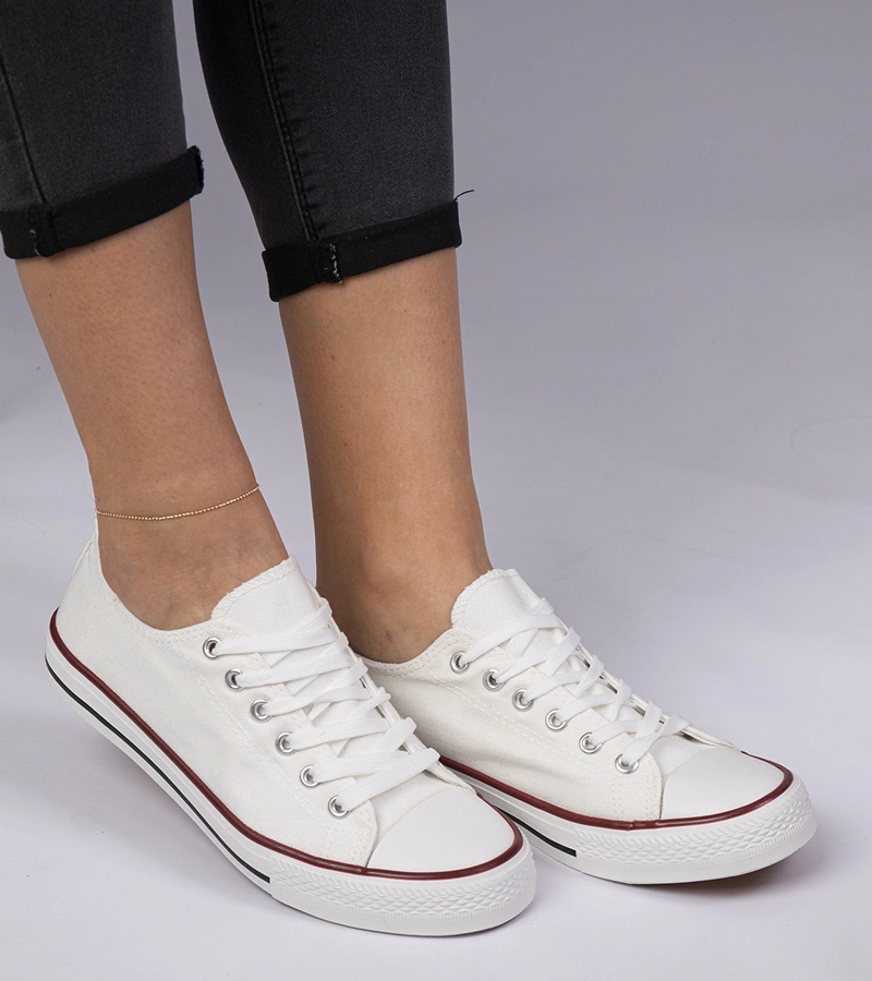 Bílé klasické dámské tenisky Menfis