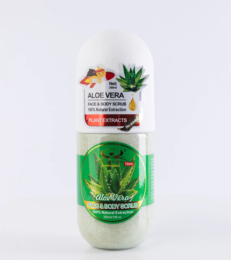 Peeling na obličej a tělo Pretty Cowry s extraktem aloe vera 300 ml