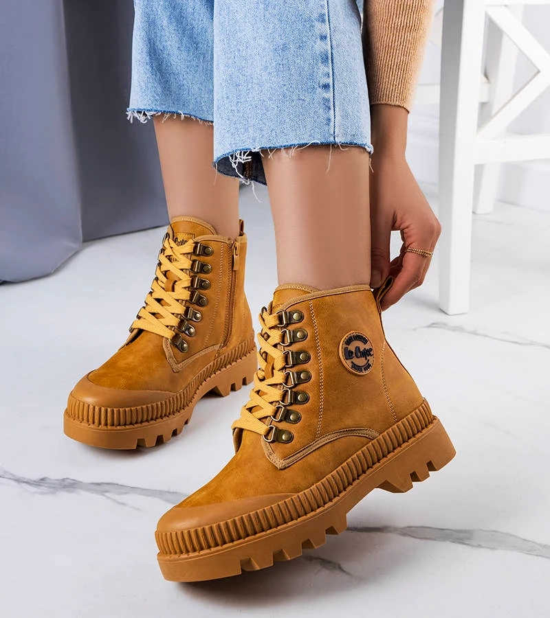 Camelové izolované boty LCJ-22-44-1339L Lee Cooper