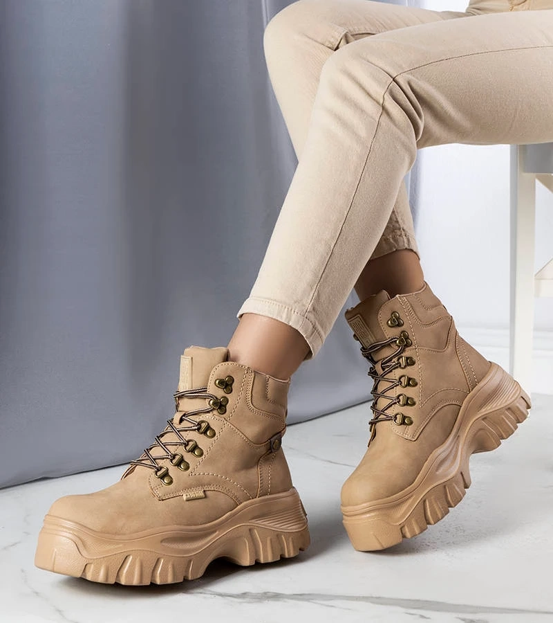 Béžové tepláky Big Star KK274366