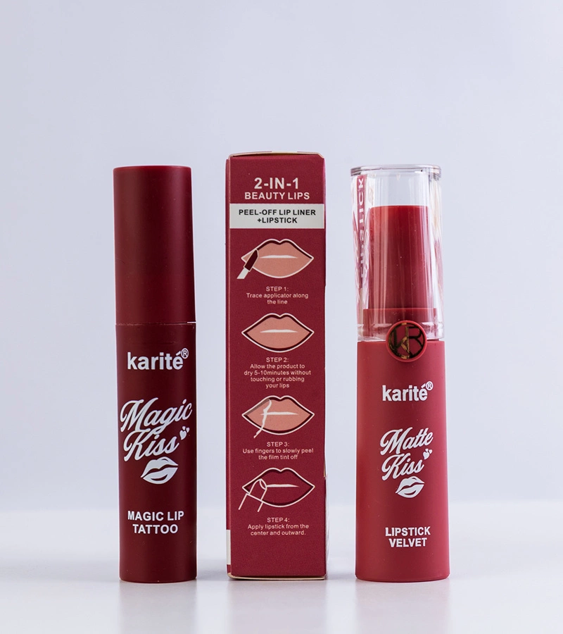 Sada na rty Magic Lip Tattoo 2-v-1 Karite 06#
