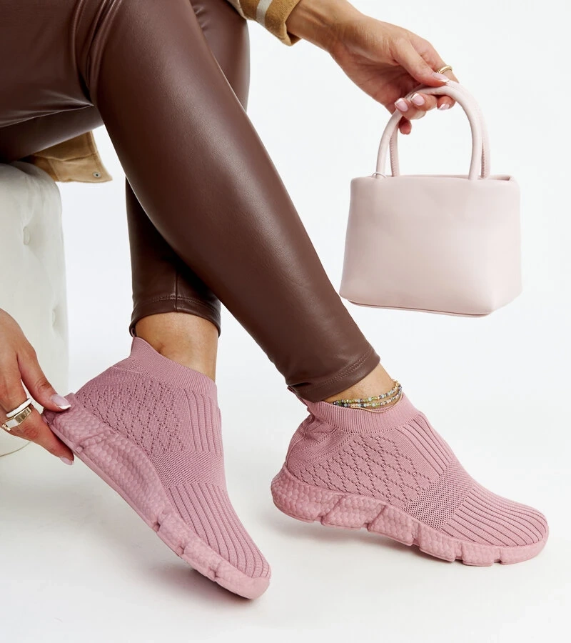 Růžové lehké sportovní tenisky Vaclava