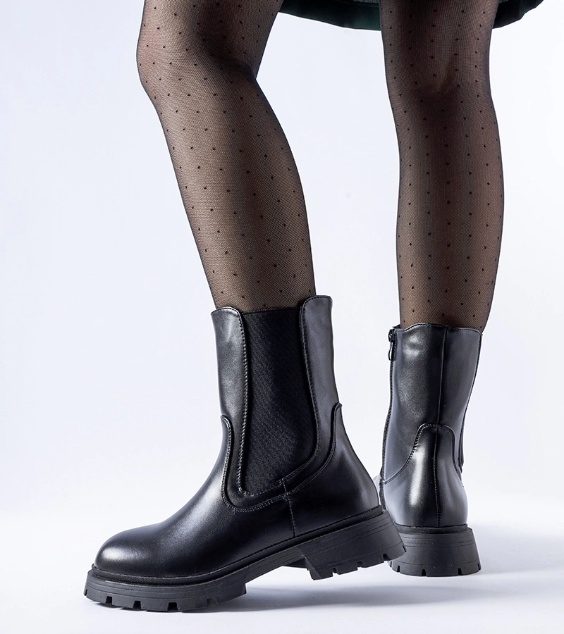 Černé vyhřívané klasické botky Pleasanton