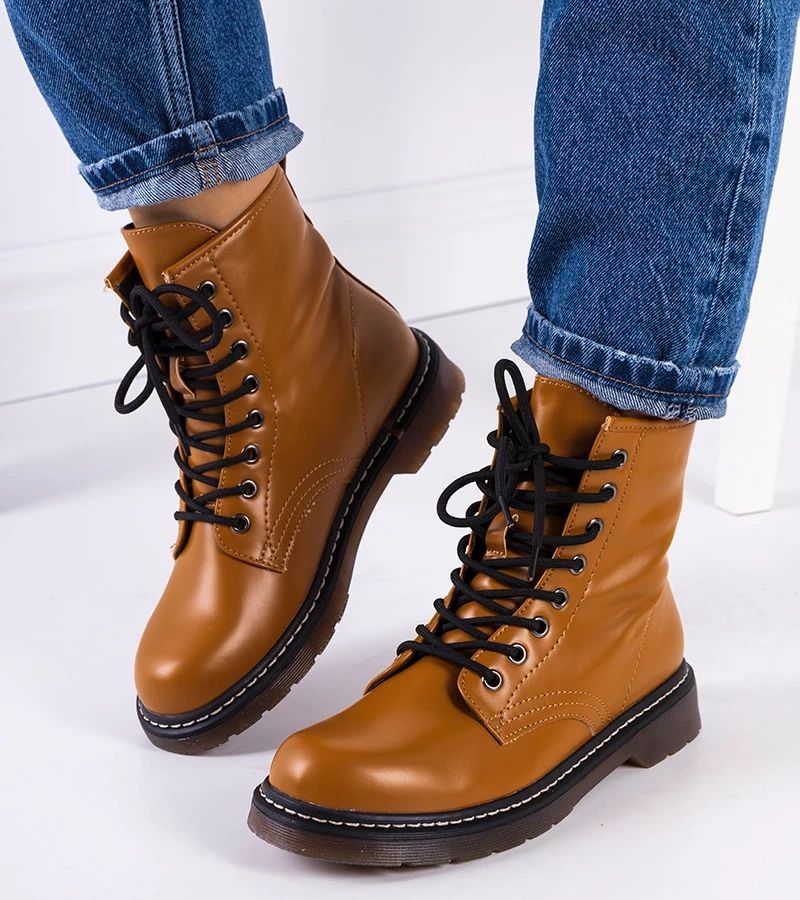 Hnědý boty Narfolk glans type