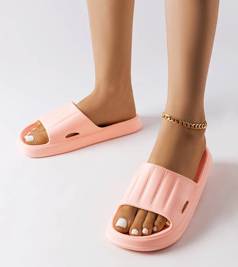 Růžové pěnové žabky Pinette