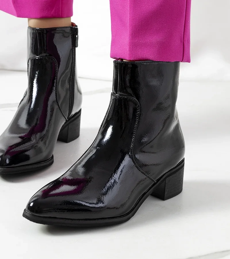 Černé zateplené boty Huart