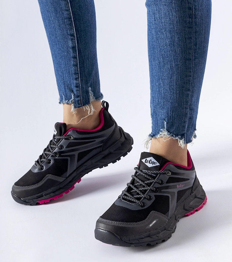 Černé tenisky Aqua Shell LCJ-22-01-1370L