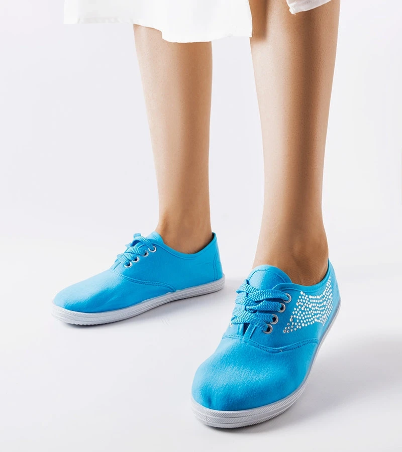 Modré zirkonové tenisky Godfrey