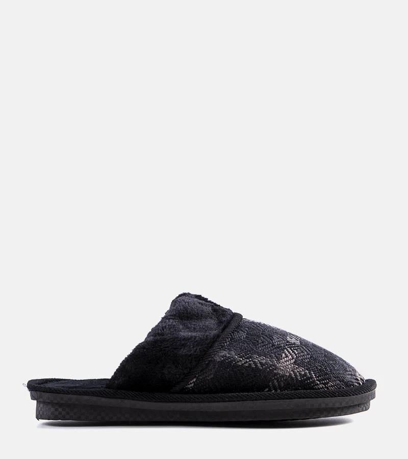 Černé pánské pantofle Mirem