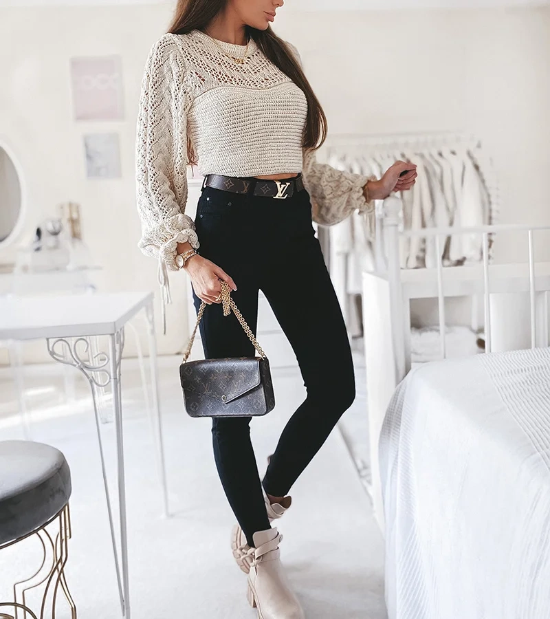 Černé džíny Elidia