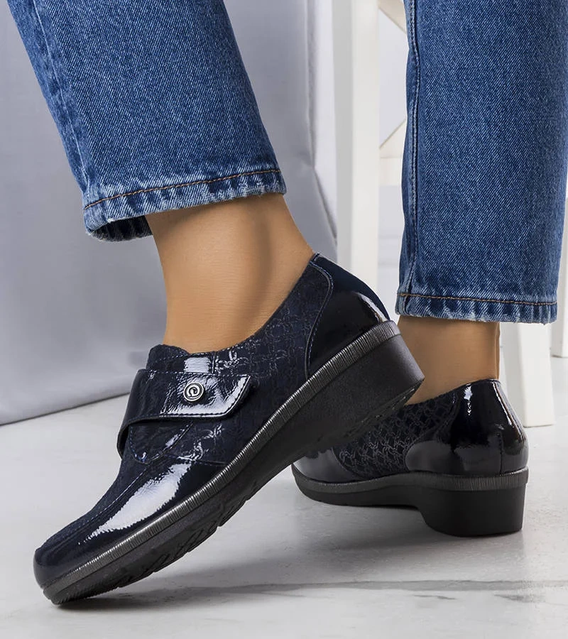 Námořnicky modré polobotky Drancy