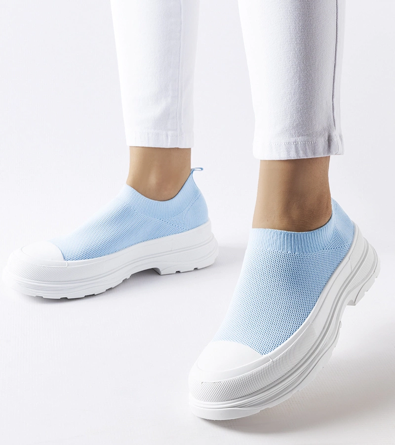 Modrá platformová teniska Baratili