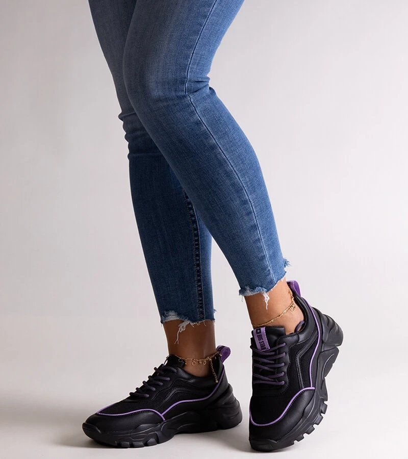 Černé tenisky Big Star JJ274786