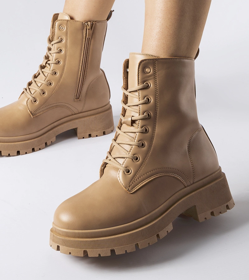 Beige zateplené dámské workery Chirico