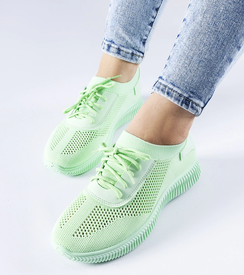 Zelené průhledné tenisky Pierantonio