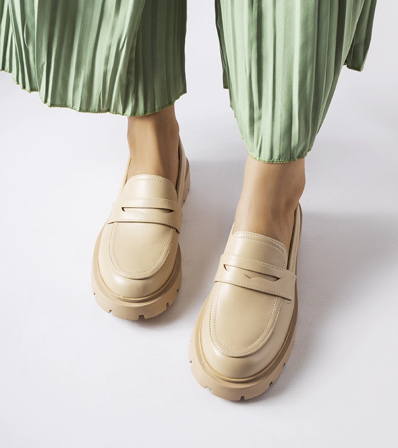 Zelené elegantní mokasíny Puccianiello