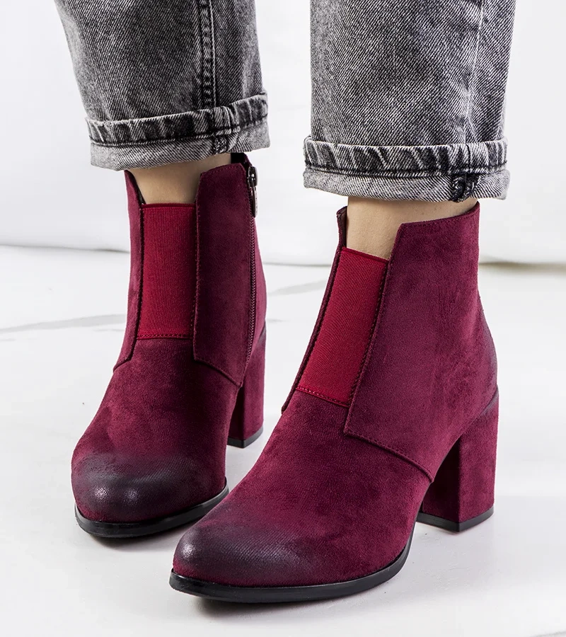 Maroon boty Norwich