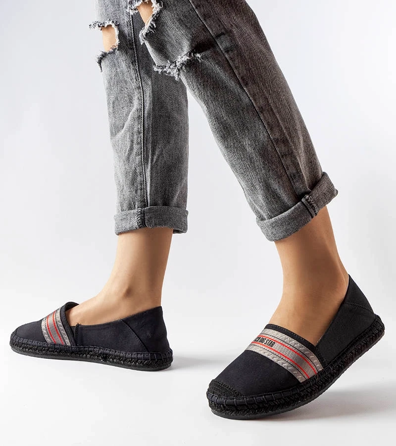 Černé espadrilky Big Star LL274894