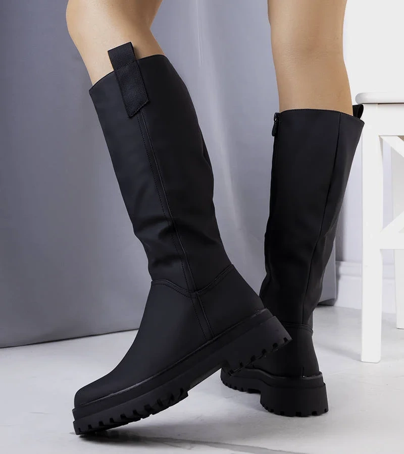 Černé zateplené boty Campoli