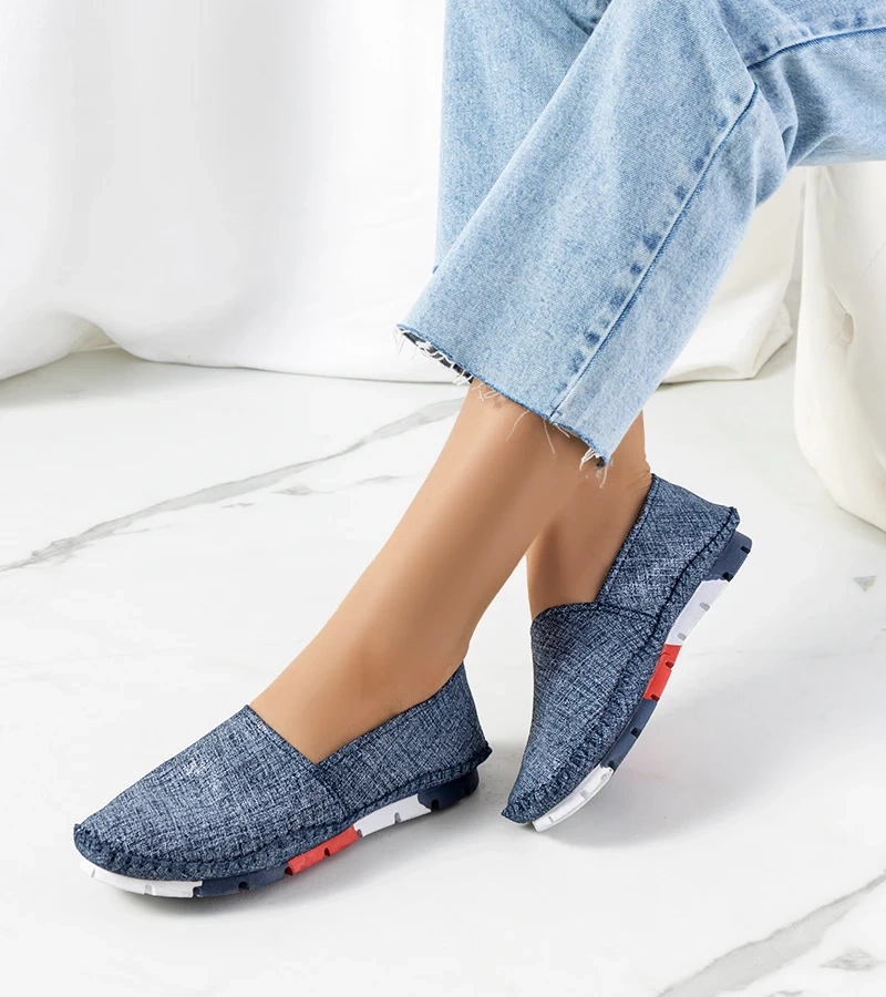 Námořnicky modré mokasíny Lulu