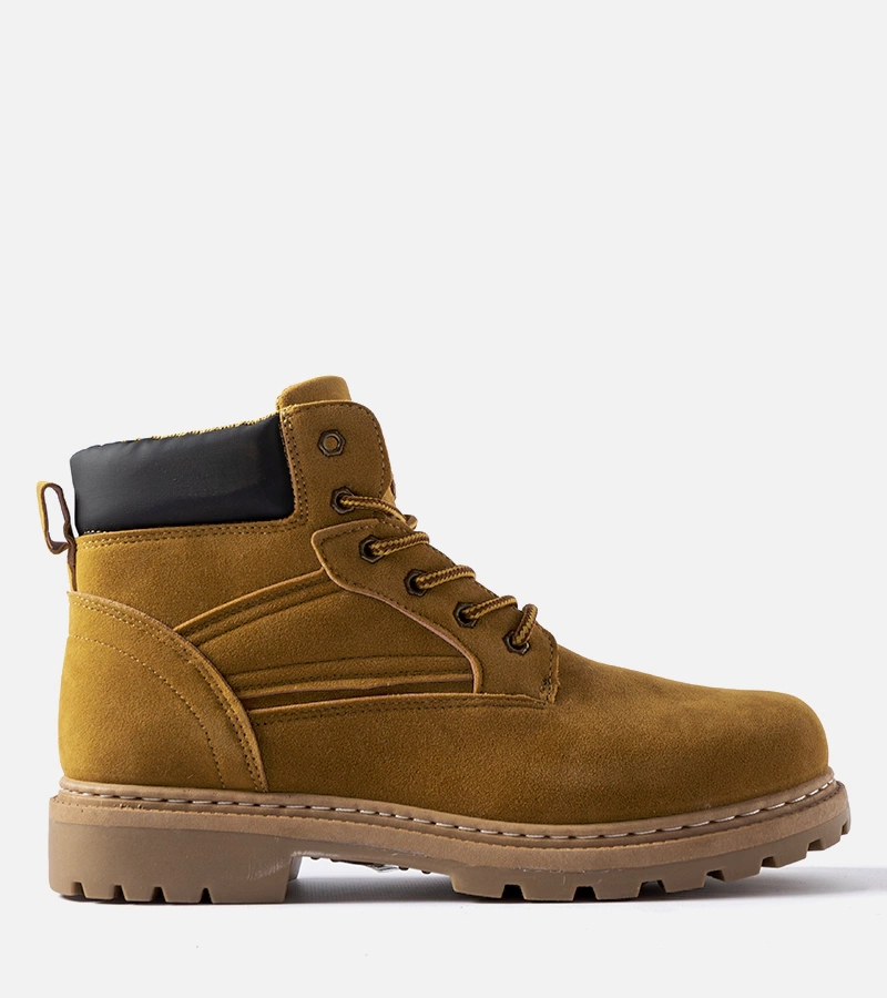 Hnědé klasické pánské trapery Petrelle