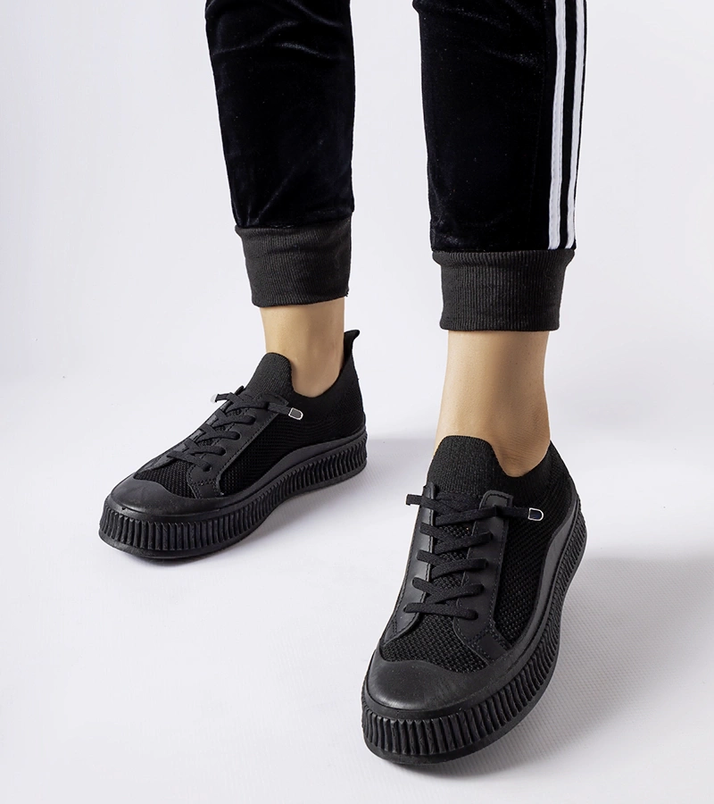 Černé slip on tenisky Callimaco