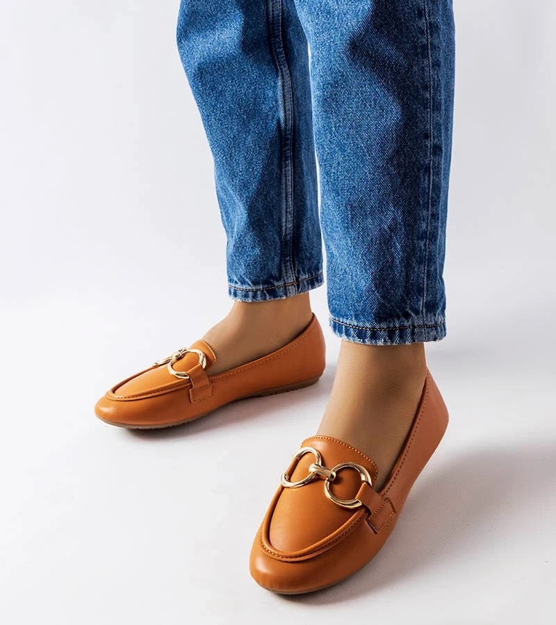 Hnědé dámské mokasíny Couturier