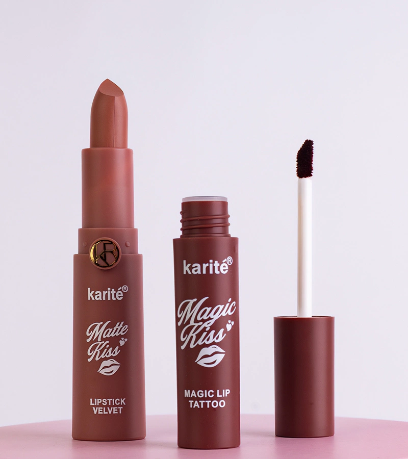 Sada na rty Magic Lip Tattoo 2-in-1 Karite 02# 4,5 ml+3,5 g