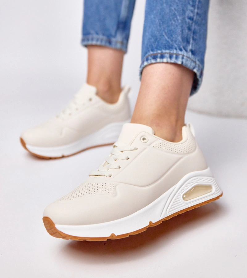 Béžové tenisky na silné podrážce Sylvie