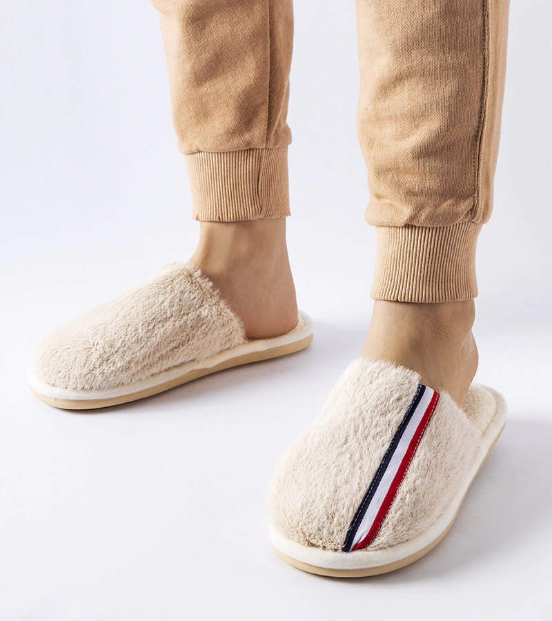 Béžové pantofle Plymouth