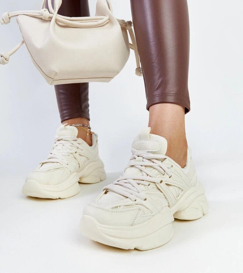 Světle béžové sportovní tenisky Feaven